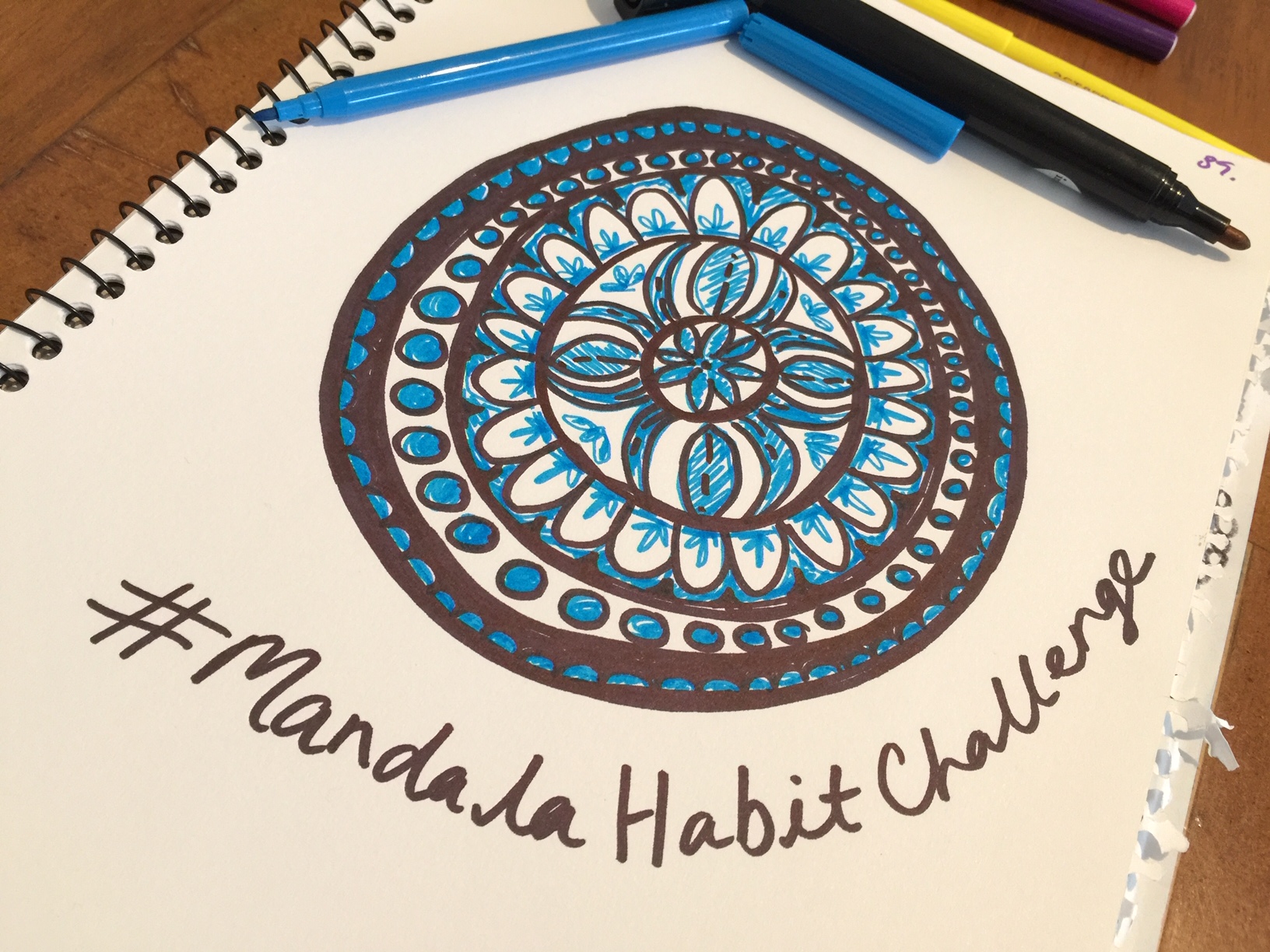 The 21-Day Freehand mandala Habit challenge